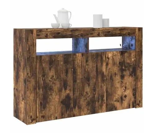 Pusgaldiņš Melnā Ozolkoka Inženiertehniskā Koksne 116 X 30 X 75 Cm Vidaxl