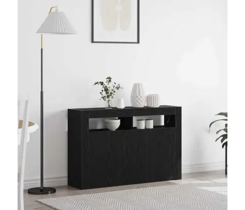 Kumode Melns Ozols Inženierijas Koks 116 X 30 X 75 Cm Vidaxl Kumode Melns Ozols Inženierijas Koks 116 X 30 X 75 Cm Vidaxl