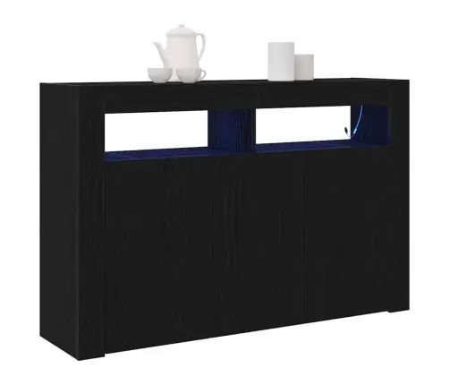 Kumode Melns Ozols Inženierijas Koks 116 X 30 X 75 Cm Vidaxl Kumode Melns Ozols Inženierijas Koks 116 X 30 X 75 Cm Vidaxl