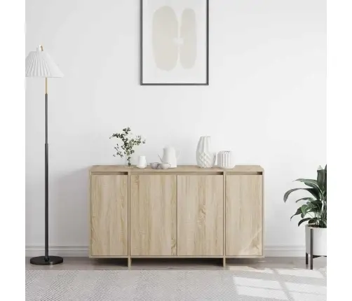 Ozola Kumode Sonoma Ozols Inženierijas Koks 135 X 41 X 75 Cm Vidaxl