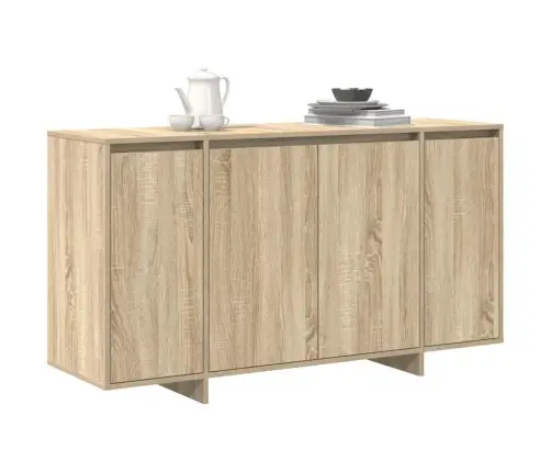 Ozola Kumode Sonoma Ozols Inženierijas Koks 135 X 41 X 75 Cm Vidaxl