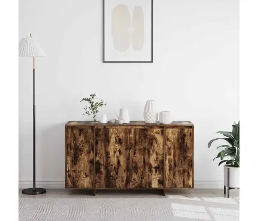 Dūmota Ozola Bufete Dūmots Ozols Koks 135 X 41 X 75 Cm Vidaxl