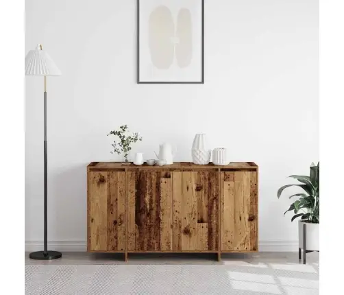 Vecā Koka Sideboard Vecais Koks Atjaunots Masīvkoks Vidaxl