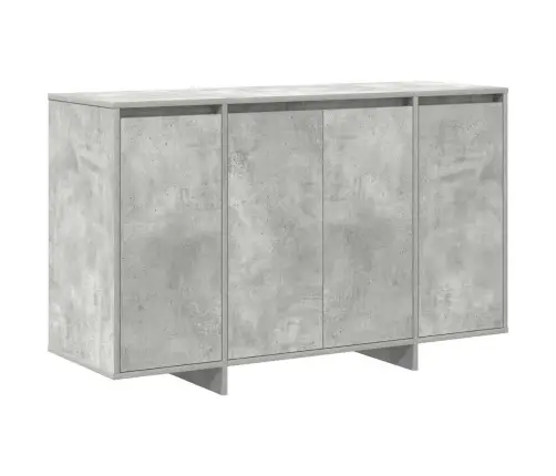 Betona Pelēks Sideboard Betona Pelēks Inženierijas Koks Vidaxl