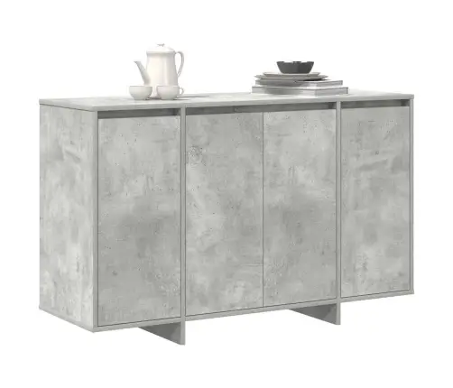 Betona Pelēks Sideboard Betona Pelēks Inženierijas Koks Vidaxl