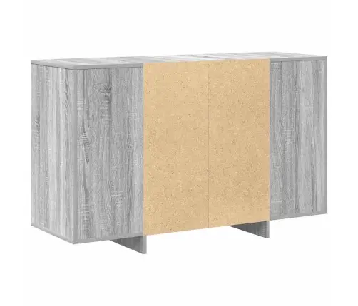 Sānu Galds Pelēks Sonoma Inženierijas Koks 120 X 41 X 75 Cm Vidaxl