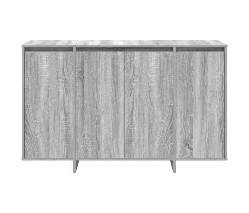 Sānu Galds Pelēks Sonoma Inženierijas Koks 120 X 41 X 75 Cm Vidaxl