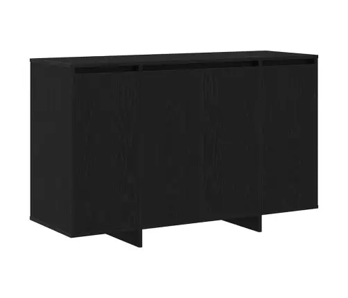 Melnas Ozola Bufete Melna Ozola Koks 120 X 41 X 75 Cm Vidaxl