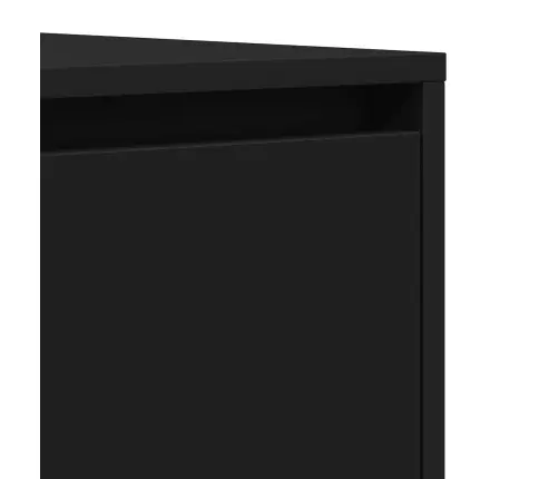 Bufete Melna 120X41X75 Cm Inženierijas Koks Vidaxl