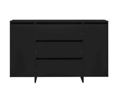 Bufete Melna 120X41X75 Cm Inženierijas Koks Vidaxl