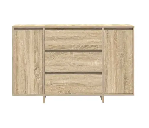 Sānu Skapītis Sonoma Ozols 120X41X75 Cm Inženierijas Koks Vidaxl