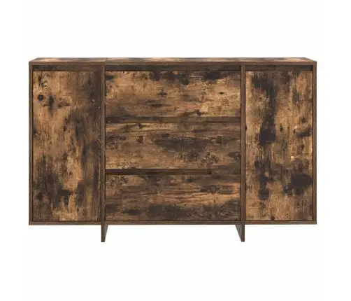 Sānu Galds Dūmota Ozola 120X41X75 Cm Inženierijas Koks Vidaxl