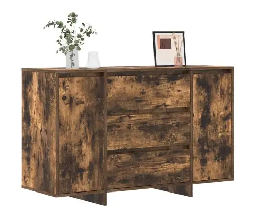Sānu Galds Dūmota Ozola 120X41X75 Cm Inženierijas Koks Vidaxl