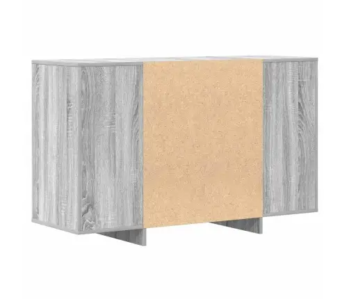 Bufete Pelēka Sonoma 120X41X75 Cm Inženierijas Koks Vidaxl