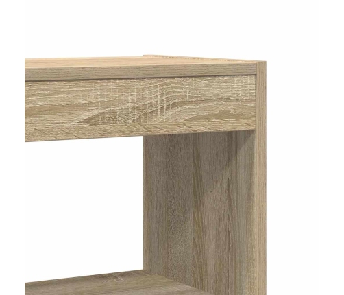 Grāmatu Plaukts Sonoma Ozols Inženierijas Koks 100 X 30 X 198 Cm Vidaxl
