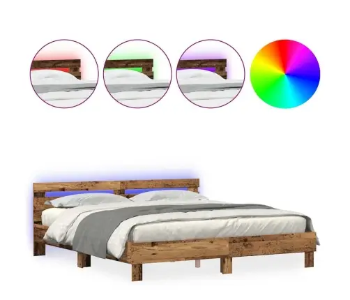 Gultas Rāmjis Rustikāls Vecs Koks Masīvkoks 200 X 200 Cm Izturīgs Vidaxl