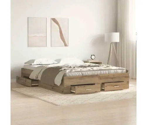 Lovos Rėmas Amatininkų Ąžuolas 135 X 190 Cm Apdirbta Mediena