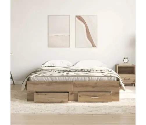 Lovos Rėmas Amatininkų Ąžuolas 135 X 190 Cm Apdirbta Mediena