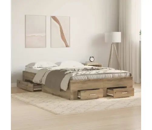 Lovos Rėmas Amatininkų Ąžuolas 120 X 190 Cm Apdirbta Mediena