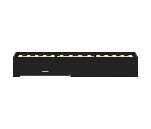 Lovos Rėmas Juodas Ąžuolas 100 X 200 Cm Apdirbta Mediena