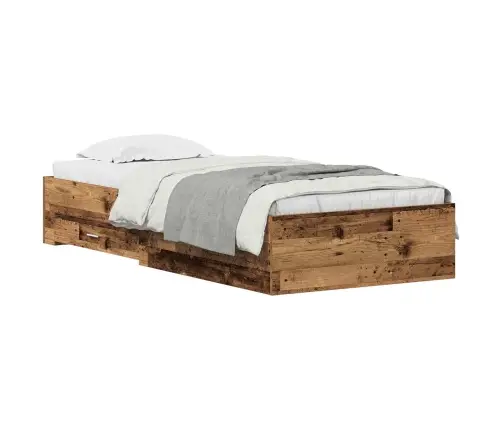 Lovos Rėmas Senovinis Medis 90 X 190 Cm Apdirbta Mediena