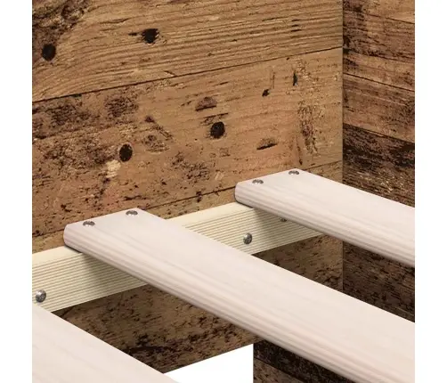 Dieninės Lovos Konstrukcija Su Stalčiais Sena Mediena