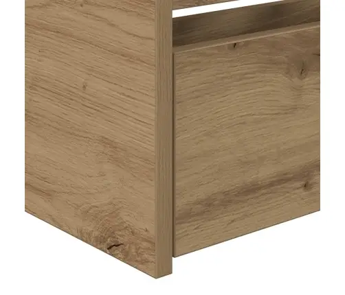 Dienas Gulta Ar Atvilktnēm Amatnieku Ozols Inženierijas Koks Vidaxl