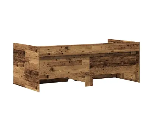 Dienos Lova Senovinis Medis 75 X 190 Cm Apdirbta Mediena