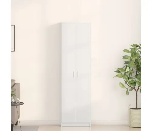 Skapis Balts 55X25X189 Cm Inženieru Koks Vidaxl