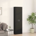 Skapis Melnā Ozola Krāsā 55X25X189 Cm Inženierijas Koksne Vidaxl
