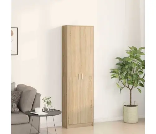 Skapjis Sonoma Ozols 55X25X189 Cm Inženierijas Koks Vidaxl