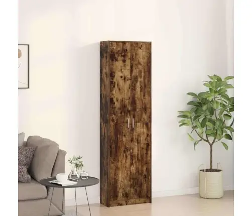 Garderoobikapp Suitsutatud Tamm 55 X 25 X 189 Cm Tehispuit