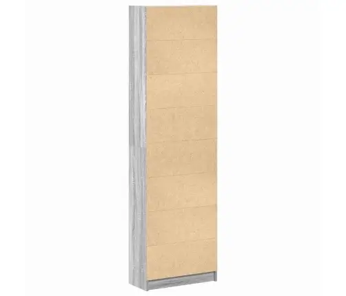 Skapjis Pelēks Sonoma 55X25X189 Cm Inženierijas Koks Vidaxl