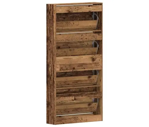 Apavu Skapis Vecs Koks Inženierijas Koks 80 X 21 X 163.5 Cm Vidaxl