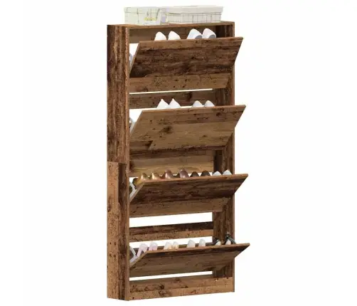 Apavu Skapis Vecs Koks Inženierijas Koks 80 X 21 X 163.5 Cm Vidaxl