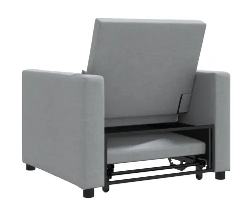 Lükandvoodi Ühele Inimesele Helehall 90 X 165 X 87 Cm Kangas