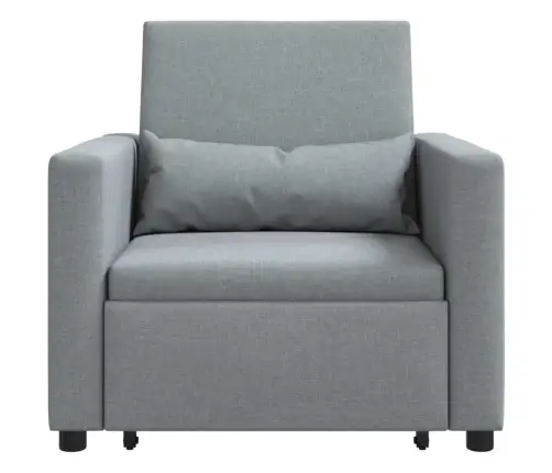 Lükandvoodi Ühele Inimesele Helehall 90 X 165 X 87 Cm Kangas