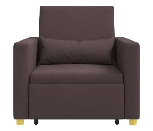 Lükandvoodi Ühele Inimesele Tumepruun 90 X 165 X 87 Cm Kangas