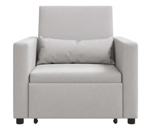 3-In-1 Vienvietīgā Dīvāngulta Mākoņpelēkā Audumā Vidaxl