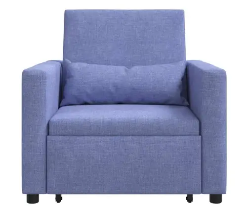 3-In-1 Dīvāngulta Zils Džins Audums Vidaxl