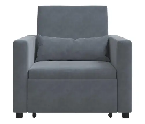 Ištraukiamas Sofa-Lova Vienvietis Su Ratu Tamsiai Pilka