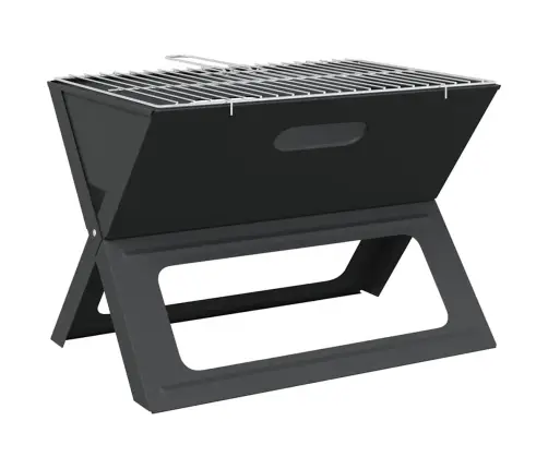 Ogles Bbq Grils - Salokāms, Melns, 46X30X31 Cm, Tērauda Vidaxl