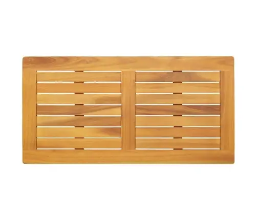 Galda Virsma 90X45X2,2 Cm Taisnstūra Masīvs Tīkkoks Vidaxl