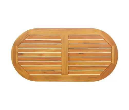Vidaxl Akācijas Galda Virsma 110X55X2,2 Cm Ovāla