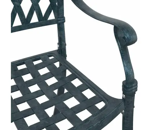 Dārza Krēsli 2 Gab. Zaļi Čuguna Vidaxl