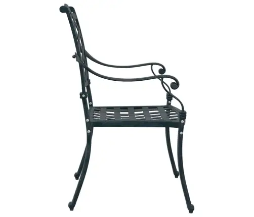 Dārza Krēsli 2 Gab. Zaļi Čuguna Vidaxl