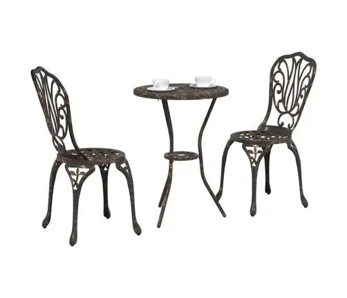 Aia Bistroo Komplekt 3 Pcs Pronksjas Alumiinium