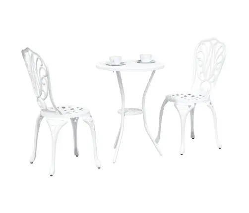 Aia Bistroo Komplekt 3 Pcs Valge Alumiinium