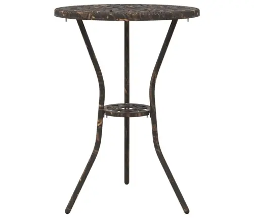 3 Vienību Dārza Bistro Komplekts Bronzas Čuguna Vidaxl