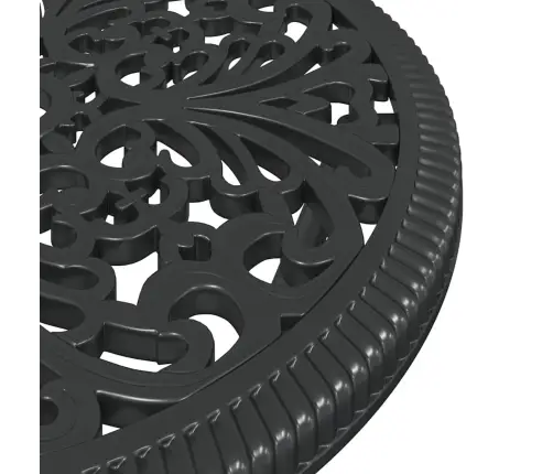 3 Daļu Dārza Bistro Komplekts Melnā Krāsā No Čuguna Vidaxl